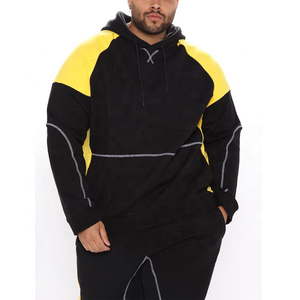 Sweat à capuche pour homme personnalisé avec logo, poids lourd, épaules tombantes, épais, 100% coton, logo sur le devant, col à capuche pour l'hiver, veste confortable - Product Image 3