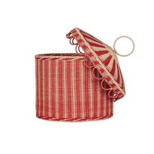 Handwoven lều lớn shape mây giỏ đồ chơi, đồ chơi cản trở với có thể tháo rời nắp từ việt nam bán buôn - Product Image 2