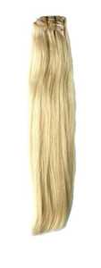 10A Virgin Indian 100% Remy Extensions de Cheveux 16 Pouces Droites 100 Grammes Cheveux Humains Bruts 613 Blonde Cuticule Alignée Vague Naturelle" - Product Image 4