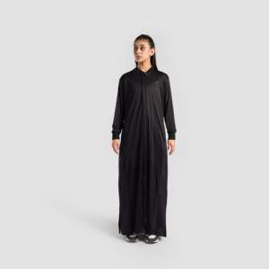 Sportiva Black Fitness Apparel Thobe - Product Image 1