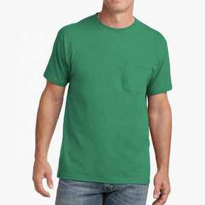 Camisetas Relax Fit con bolsillo de calidad superior para hombre, Camiseta 100% de algodón con bolsillo para hombre, camisetas de algodón con bolsillo Unisex - Product Image 3