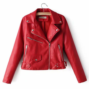 Veste en cuir vintage embossée imperméable pour homme, nouvelle collection hiver 2025, doublure en laine, fermeture éclair et logo sur le devant - Product Image 1