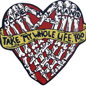 Heat press embroidered patches with <b>adhesive</b> support and merrow border for long-lasting durability - Product Image 1