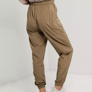 Factory Wholesale Custom Logo Printed Women's <b>Track</b> Pants 2023 Latest Design Canvas Fabric Winter Flat Front Style - Product Image 2