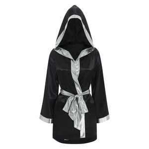 New Design Custom made <b>Boxing</b> <b>Robe</b> with hood for <b>Boxing</b> Cheap Price Jiu Jitsu Kimono High Quality <b>Boxing</b> <b>Robes</b> for Men - Product Image 4