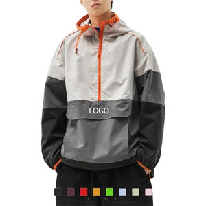 2025 nueva chaqueta cortavientos profesional Unisex Fitness ropa deportiva Material de poliéster ligero con impresión de logotipo personalizado - Product Image 5