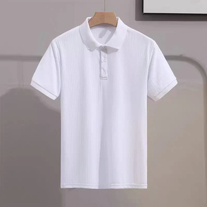 เสื้อโปโลชาย แขนสั้น ผ้าริบ ทรงลำลอง สำหรับฤดูร้อน แห้งเร็ว คอปกติดกระดุม สั่งผลิตได้ตามแบบ OEM - Product Image 2