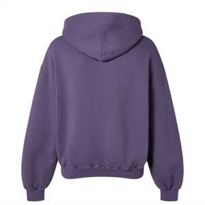 Pull-over à capuche surdimensionné 100% coton pour hommes personnalisé unisexe poids lourd sérigraphie brodé poche d'hiver 2 pièces OEM - Product Image 2