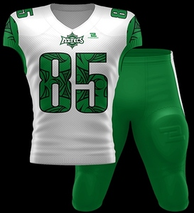 Vente en gros d'uniformes de football américain personnalisés pour garçons et hommes ensembles de qualité unique à manches courtes - Product Image 1