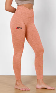 กางเกงเลกกิ้งเอวสูงสำหรับออกกำลังกาย ลายพิมพ์แบบซับลิเมชั่น ชุดออกกำลังกายสำหรับผู้หญิง สไตล์ลำลองจากฟิตเนสถึงสตรีท - Product Image 2