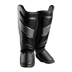 Último MMA Shin Instep Guard Kick Boxing Shin Guards Training Pads Safety Shin Guard para en Step Training - Product Image 6