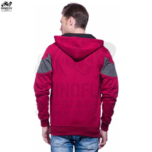 Nouveauté Ensemble de sweats à capuche d'entraînement unisexe avec fermeture éclair en coton mélangé avec des basiques personnalisés et respirants - Product Image 6