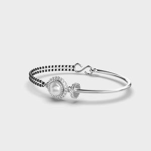 Bracelet Kada Mangal Sutra pour femme de style vintage, diamants cultivés en laboratoire, certifiés IGI, argent sterling 925 - Product Image 3