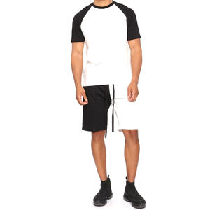 Service OEM de haute qualité 100% coton T-shirt et short pour hommes 2 pièces ensemble été vêtements imprimés décontractés pour une utilisation estivale unisexe - Product Image 3