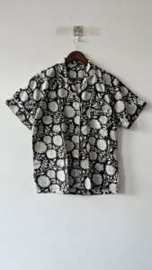 Ensemble de pyjama en coton imprimé en blocs Ensemble de pyjama pour demoiselle d'honneur Tenues de nuit Ensemble de pyjama pour femme Chemise et short en coton - Product Image 6