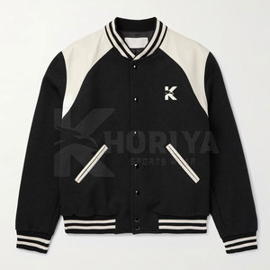 Chaqueta con estampado personalizado de diseño superior para hombre, chaqueta universitaria transpirable de escuela secundaria con cuello levantado para invierno - Product Image 5