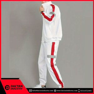 Chándales informales de moda con cuello levantado personalizado 100% chándales de algodón de Pakistán Premium Wear Activewear Chándales - Product Image 3