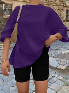 Camiseta ecológica personalizada para mujer, camiseta OEM de manga corta para uso diario, camiseta informal de algodón transpirable de secado rápido, proveedor de fábrica - Product Image 5