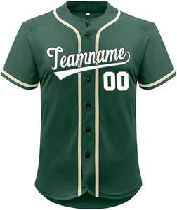 Gran tendencia personalizada béisbol Jersey cosido personalizado deportes uniforme para hombres mujeres Niño para Softball cómodo OEM - Product Image 4