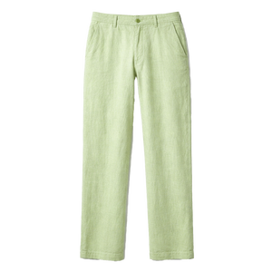 Pantalones de Verano para Hombre, Mezcla de Lino, Lisos, de Pierna Recta, Ligeros, Transpirables, Casuales, de Corte Holgado, de Algodón y Lino - Product Image 4