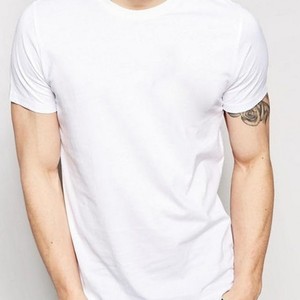 เสื้อยืดแขนสั้นถักคุณภาพสูงแฟชั่นลดราคาพิเศษ สวมใส่สบายสำหรับผู้ชาย รับสกรีนโลโก้ - Product Image 5