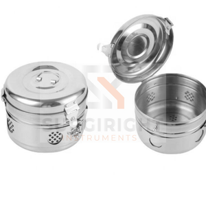 304 High-<b>temperature</b> Stainless Steel Storage tank Anti Iodine Disinfection <b>Instrument</b> Storage Bucket By Surgiright <b>Instrument</b> - Product Image 5