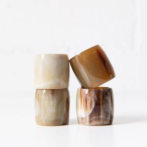 Vente en gros Porte-serviettes en corne de buffle écologique Décoration intérieure Porte-serviettes vache et boeuf pour ronds de serviette de restaurant - Product Image 6