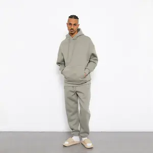 Custom Tracksuit Men's Jogger and Hoodie Set %100 Cotton Oversize Fit Premium Grade OEM Product 2023 Wholesale Urban Streetwear