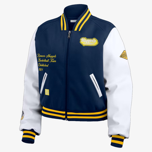 Haute qualité femmes hiver Varsity Baseball veste automne culture Letterman manteaux manches longues personnalisable peau de mouton vierge - Product Image 5