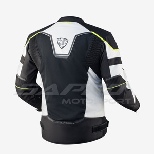 เสื้อแจ็คเก็ตผ้าคอร์ดูรอยสะท้อนแสงสำหรับขี่มอเตอร์ไซค์ของซาโปรสำหรับผู้ชาย พร้อมถุงลมนิรภัย รุ่นโปรเทเปอร์ ทรงสั้น สไตล์ไฮสตรีท สำหรับมอเตอร์ครอส - Product Image 2