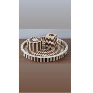 Ensemble de brûleurs Bakhoor élégants de meilleure qualité en émail et résine pour encens parfumé et aromathérapie disponibles au meilleur prix - Product Image 2