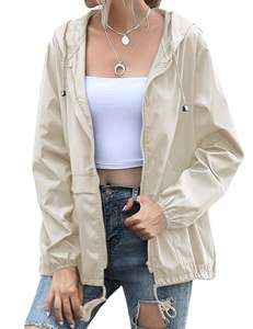 Chaquetas transpirables con múltiples bolsillos de Color único para mujer, gran oferta, nuevo estilo, chaquetas de senderismo al aire libre para mujer de talla Regular con cremallera - Product Image 6