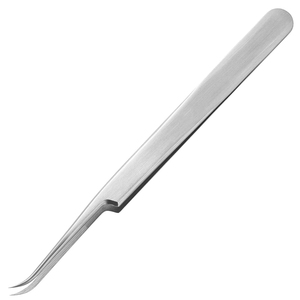 Pinces à épiler professionnelles en acier inoxydable pour extensions de cils, pour application de cils volumineux et classiques, avec une préhension de haute précision - Product Image 1