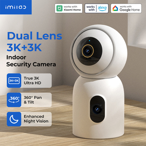 กล้องวงจรปิดภายในอาคาร IMILAB C30 เลนส์คู่ 3K+3K ความคมชัดระดับ True Ultra HD 360 °   กล้องแพน-ทิลท์พร้อมระบบมองกลางคืนแบบปรับปรุง เสียงสองทาง - Product Image 1
