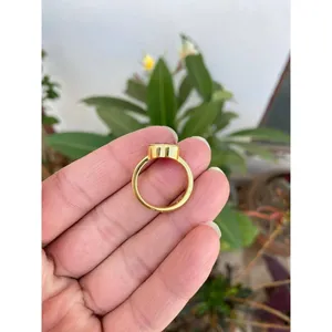 Anillo de Corazón de Rubí, Plata de Ley 925, Anillo de Piedra Preciosa en Forma de Corazón Hecho a Mano, Proveedor de Joyería al por Mayor - Product Image 5