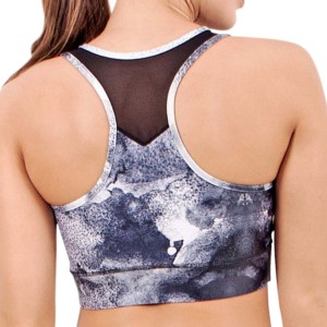 Conjunto de Yoga de algodón Leggings de cintura alta y Sujetador deportivo con logotipo Ropa deportiva de gimnasio Ropa atlética de entrenamiento para ropa interior - Product Image 3