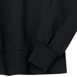 เสื้อฮู้ดผ้าขนแกะแขนยาวสำหรับผู้หญิงเสื้อมีฮู้ดปักโลโก้ด้านหน้าผ้าถักแบบสวมหัวเสื้อเพาะปลูกสำหรับฤดูหนาว - Product Image 6