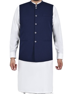 Chaleco Informal de Lona Transpirable para Hombre, Chaleco sin Mangas de Alta Calidad, Ropa Exterior Salwar Kameez para Todas las Temporadas - Product Image 1