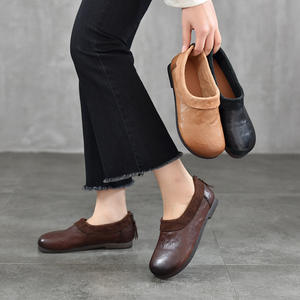 Zapatos Casuales Cómodos para Mujer, Zapatos Derby Casuales de Oficina, con Cordones, de Cuero Cómodo, Calzado Diario para Negocios - Product Image 3