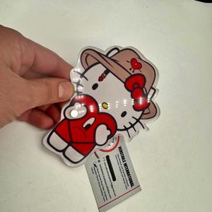 Tuiles magnétiques pour cils en acrylique Hello Kitty en forme de cœur rouge, fleurs, diamants, carrés, réutilisables, étiquette privée, extensions de cils - Product Image 6