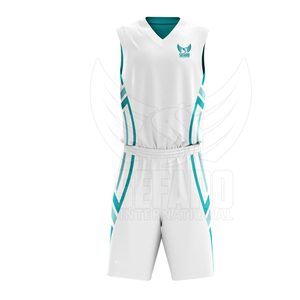 Premium Quality <b>Customized</b> Reversible Basketball Uniform Outdoor Use Reversible Basketball Uniform - Product Image 3
