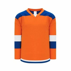 Maillot de hockey sur glace à manches longues en polyester respirant de haute qualité, personnalisé ODM OEM, sublimation - Product Image 3