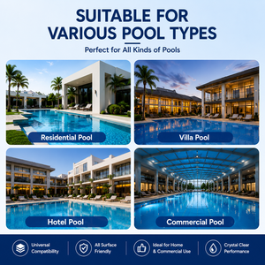Conjunto Completo de Equipos para <span class=keywords><strong>Piscina</strong></span>: Clorador, Limpiador, Filtro de Arena, Bomba, Revestimiento de PVC, Salida de Agua, Escalera, Luces, Residencial - Product Image 2