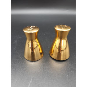 Vente chaude Maison Table À Manger Décoratif Sel Et Poivre Pot De Haute Qualité Argent Plaque Métal Sel Poivre Ensemble À Prix Abordable - Product Image 4