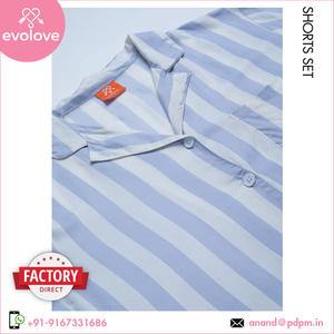 Leaders dans la fabrication 100% Rayon Ladies Sleepwear Lounge Wear Ensemble de shorts de pyjama 2 pièces pour femmes d'été à vendre - Product Image 3