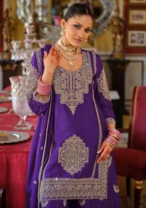 Venta caliente Chinon con bordado Salwar Suit Mujer Moda Fabricante y proveedor de Surat a la tarifa más baja - Product Image 4