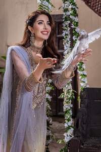 ชุดเดรสสไตล์ปากีสถานสำหรับผู้หญิงชุดเดรส INTL430สวยสำหรับงานปาร์ตี้ชุดนอนสไตล์อินเดีย - Product Image 4