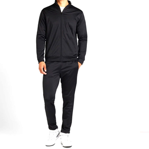 Vêtement de sport pour homme, coupe-vent, survêtement léger, imperméable, fermeture éclair intégrale, couleur noire, coupe-vent pour homme, survêtement en gros - Product Image 1