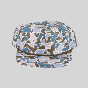 Casquette Snapback 5 Panneaux Motif Camouflage Tricolore Corde Visière Plate Unisexe Performance Décontractée Voyage Extérieur Affaires Injae Vina Headwear - Product Image 2