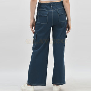 Servicio OEM, Pantalones Cargo a Bajo Precio, Pantalones Cargo para Mujer Más Vendidos, Pantalones Cargo para Mujer de Alta Calidad - Product Image 3